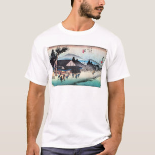 52. 石部宿, 広重 Ishibe-juku, Hiroshige, Ukiyo-e T-Shirt
