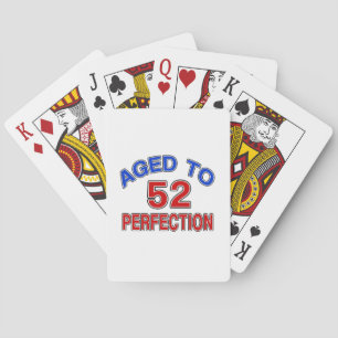 52 Aged To Perfection Playing Cards
