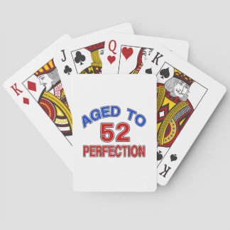 52 Aged To Perfection Playing Cards