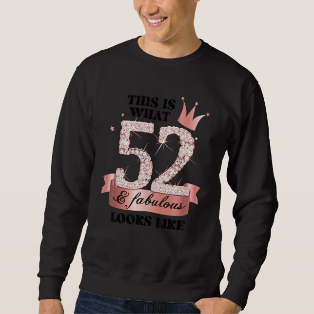 52 & Fabulous I Rose And White Party Group Candid  Sweatshirt (Front)