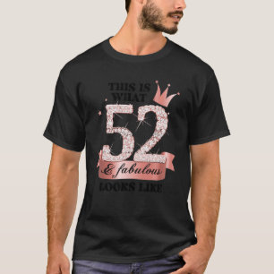52 & Fabulous I Rose And White Party Group Candid T-Shirt