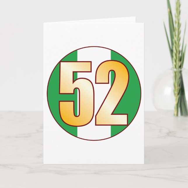 52 NIGERIA Gold Card (Front)