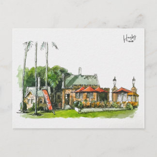 52: Victoria park cafe Postcard