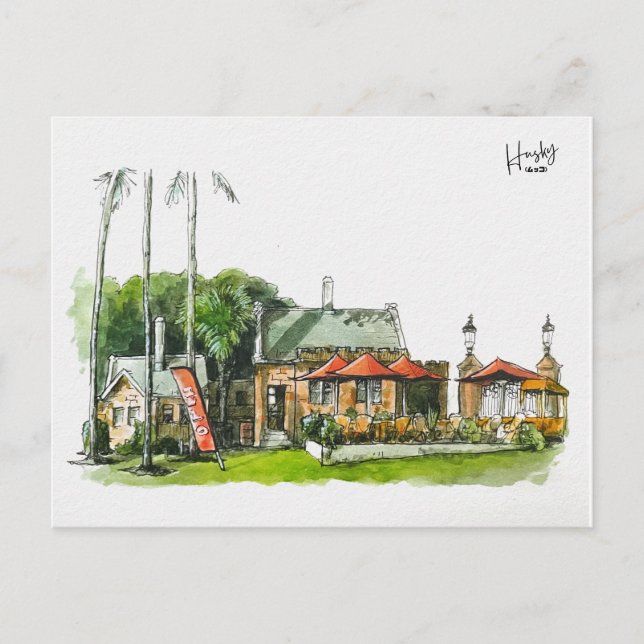 52: Victoria park cafe Postcard (Front)