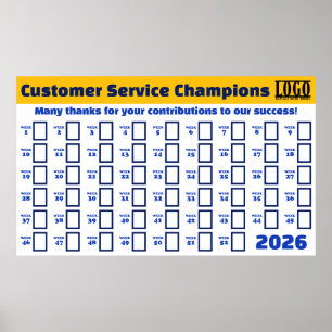 52 weekly winner employee volunteer student photo poster