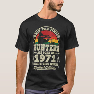 52 Year Old Deer Hunting Hunters Vintage 1971 52nd T-Shirt