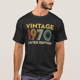 52 Year Old Gifts Vintage 1970 Limited Edition T-Shirt