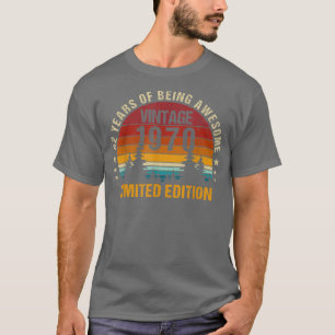 52 Year Old Vintage 1970 Limited Edition 52th Birt T-Shirt