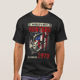 52 Years Old Deer Hunter Born In 1970 52nd Birthda T-Shirt