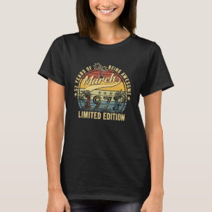 52nd Birthday Awesome Since March 1971 52 Year Ol T-Shirt