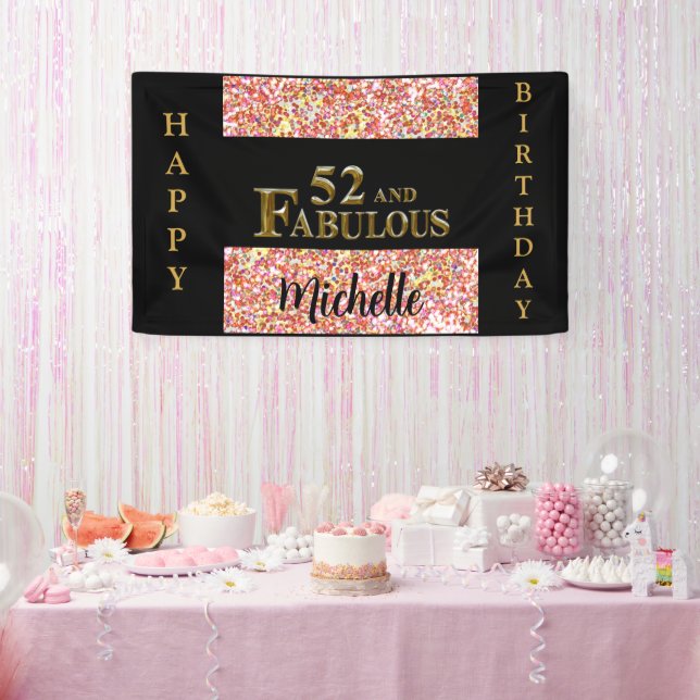 52nd Birthday  Banner (Party)