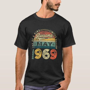 52Nd Birthday Decorations May 1969 Men Women 52 Ye T-Shirt