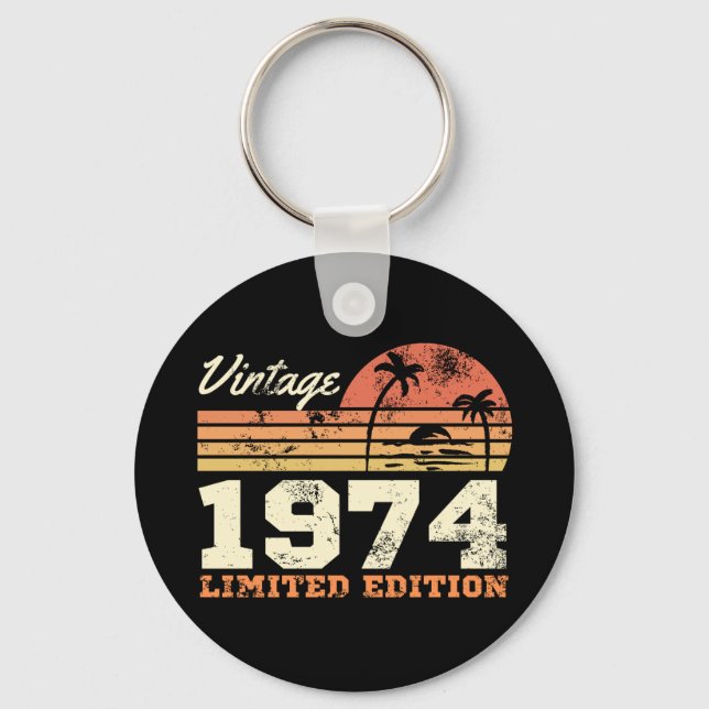 52nd Birthday Key Ring (Front)