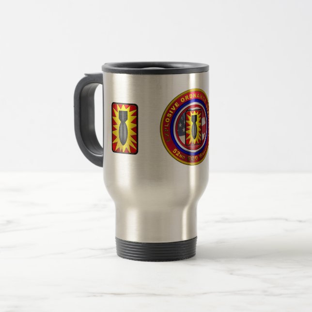 52nd Explosive Ordnance Disposal Group Travel Mug (Front Left)