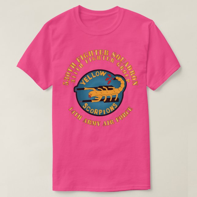 530th Fighter Squadron 311th Fighter Group 14th X T-Shirt (Design Front)