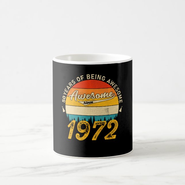 53 Year Old Bday 1972 Awesome 53rd Birthday Gift Coffee Mug (Center)