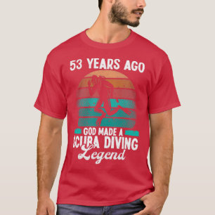 53 Years Old Scuba Diving Diver 53 Birthday T-Shirt