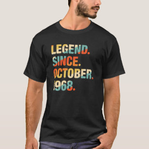 53rd Birthday 53 Year Old Legend Since October 19 T-Shirt