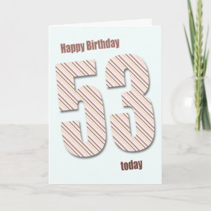 53rd birthday card