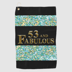 53rd Birthday  Golf Towel