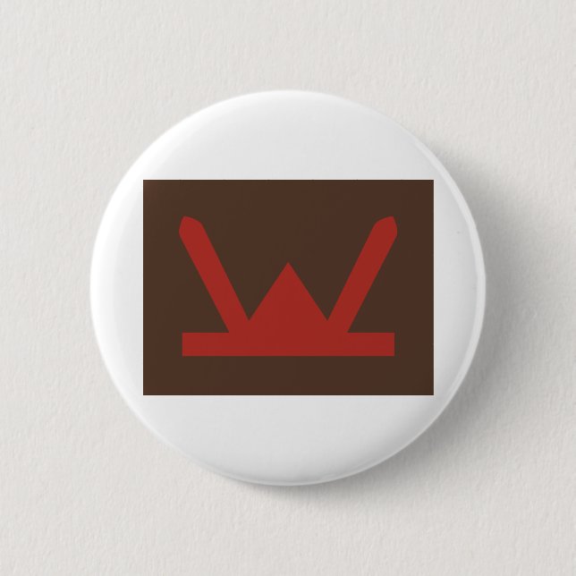 53rd Welsh Infantry Division 6 Cm Round Badge (Front)