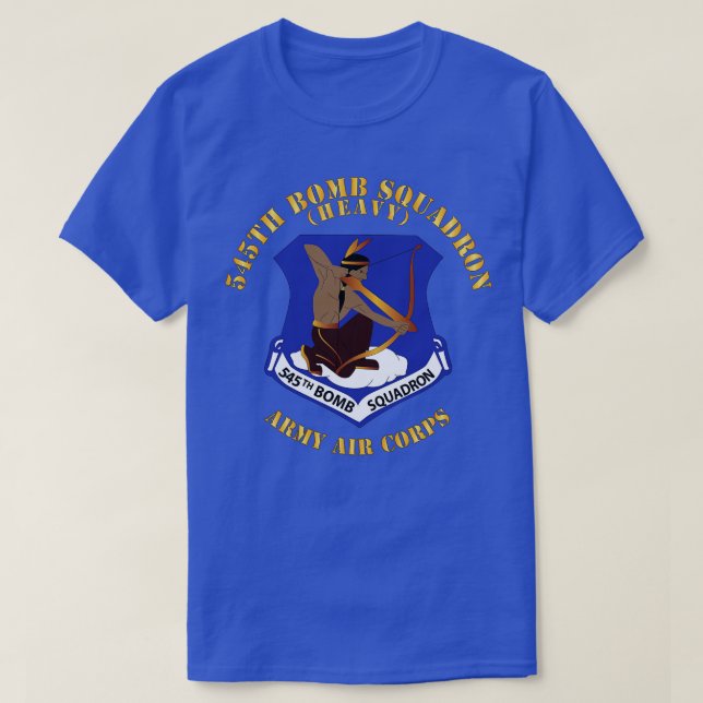 545th Bomb Squadron X T-Shirt (Design Front)