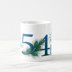 # 54 - 54th Wedding Anniversary or 54th Birthday Coffee Mug