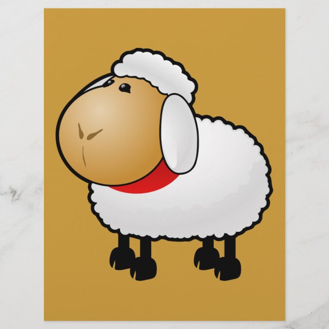 54-Free-Cartoon-Sheep-Clipart-Illustration Flyer (Front)