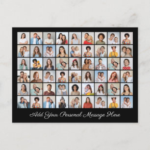 54 Photo Collage Add Your Own Greeting  Holiday Postcard