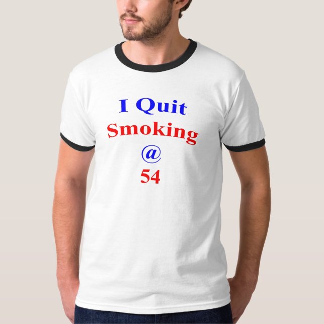 54 Quit Smoking T-Shirt (Front)