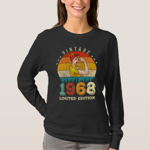54 Year Old 1968 Vintage Women 54th Birthday Gift T-Shirt