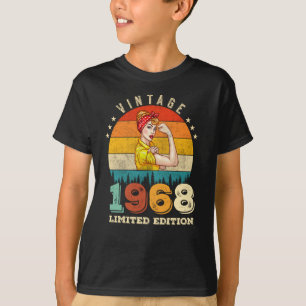54 Year Old 1968 Vintage Women 54th Birthday Gift T-Shirt