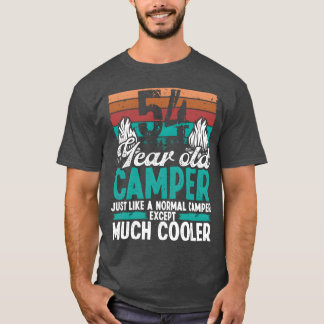 54 Year Old Camper Scouting Camping 54 Birthday vi T-Shirt