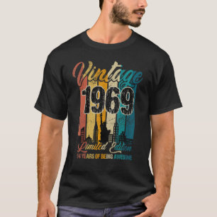 54 Year Old Vintage 1969 54th Birthday party T-Shirt