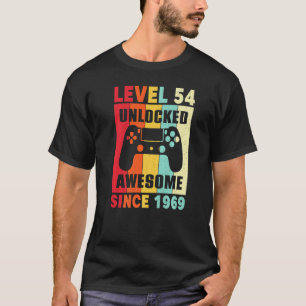 54 Years Old Awesome Since 1969 Women Men 54th Bir T-Shirt