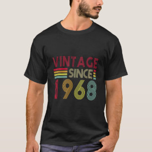 54 Years Old Retro Vintage 1968 Editon 54th Birth T-Shirt