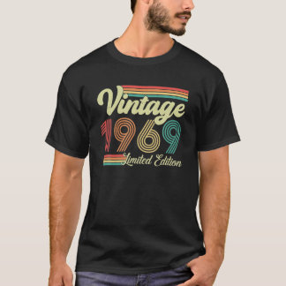 54 Years Old Vintage 1969 Born In 1969 54th T-Shirt
