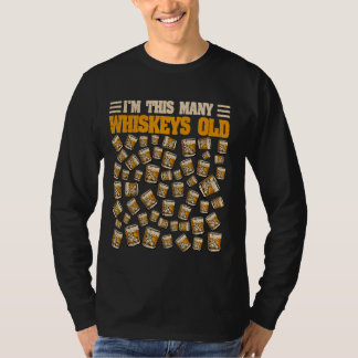 54 Years Old Whiskey Drinker Bourbon 54th Birthday T-Shirt