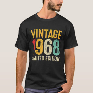 54th Birthday Gift 54 Years Old Vintage 1968 T-Shirt
