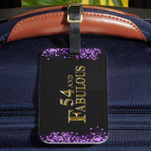54th  Birthday  Luggage Tag