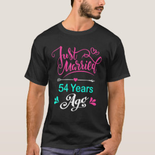 54Th Wedding Anniversary Matching Couple Him And H T-Shirt