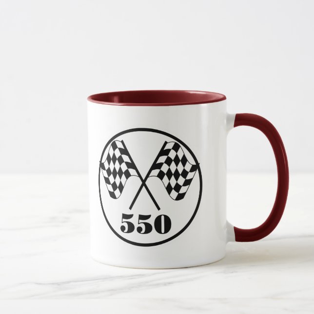 550 Chequered Flags Mug (Right)