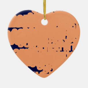 5556 abstract art ceramic tree decoration
