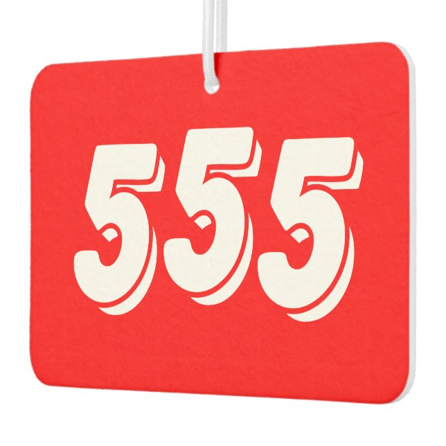 555 CAR AIR FRESHENER (Left)