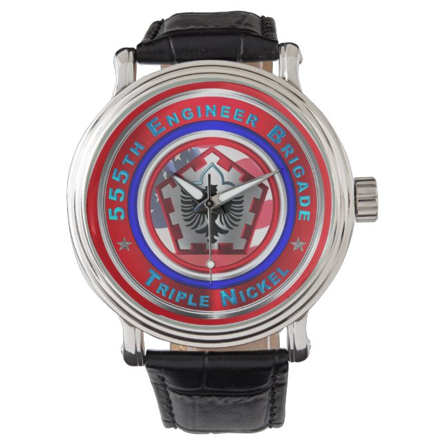 555th Engineer Brigade “Triple Nickel” Watch (Front)