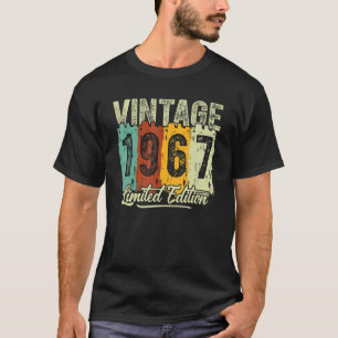 55 Birthday 55th Years Old Vintage 1967 T-Shirt