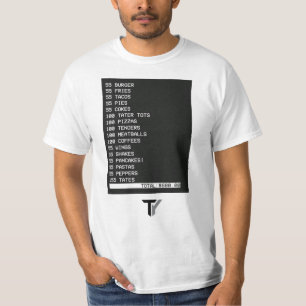 55 Burgers 55 Fries Joke T-Shirt