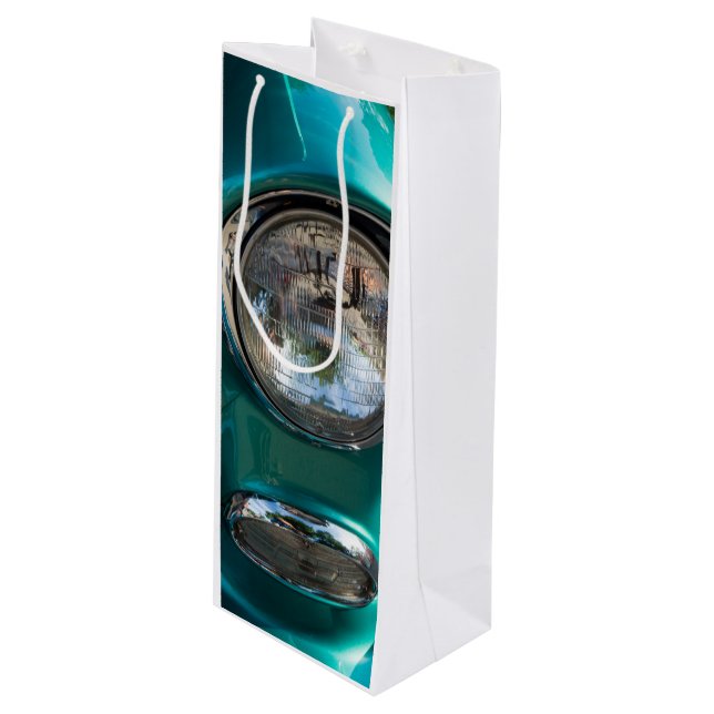55 Chevy Headlight Wine Gift Bag (Front Angled)