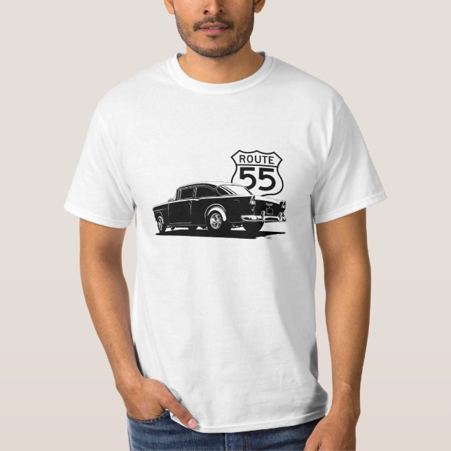 55 on route 55 T-Shirt (Front)