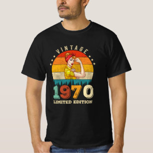 55 Year Old Bday 1970 Vintage 55th Birthday Women T-Shirt